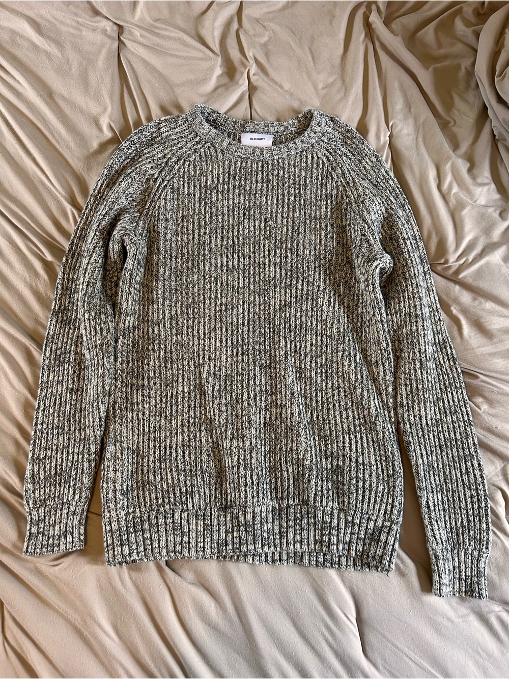 Old Navy Classic Gray Marled Crewneck Sweater
